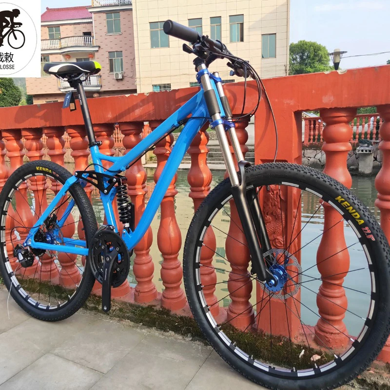 Kalosse Soft-Tail   Hydraulic  Brakes   27.5X17 Adluts    24 Speed   Mountain  Bicycle   27.5 Inches Mountain  Bike