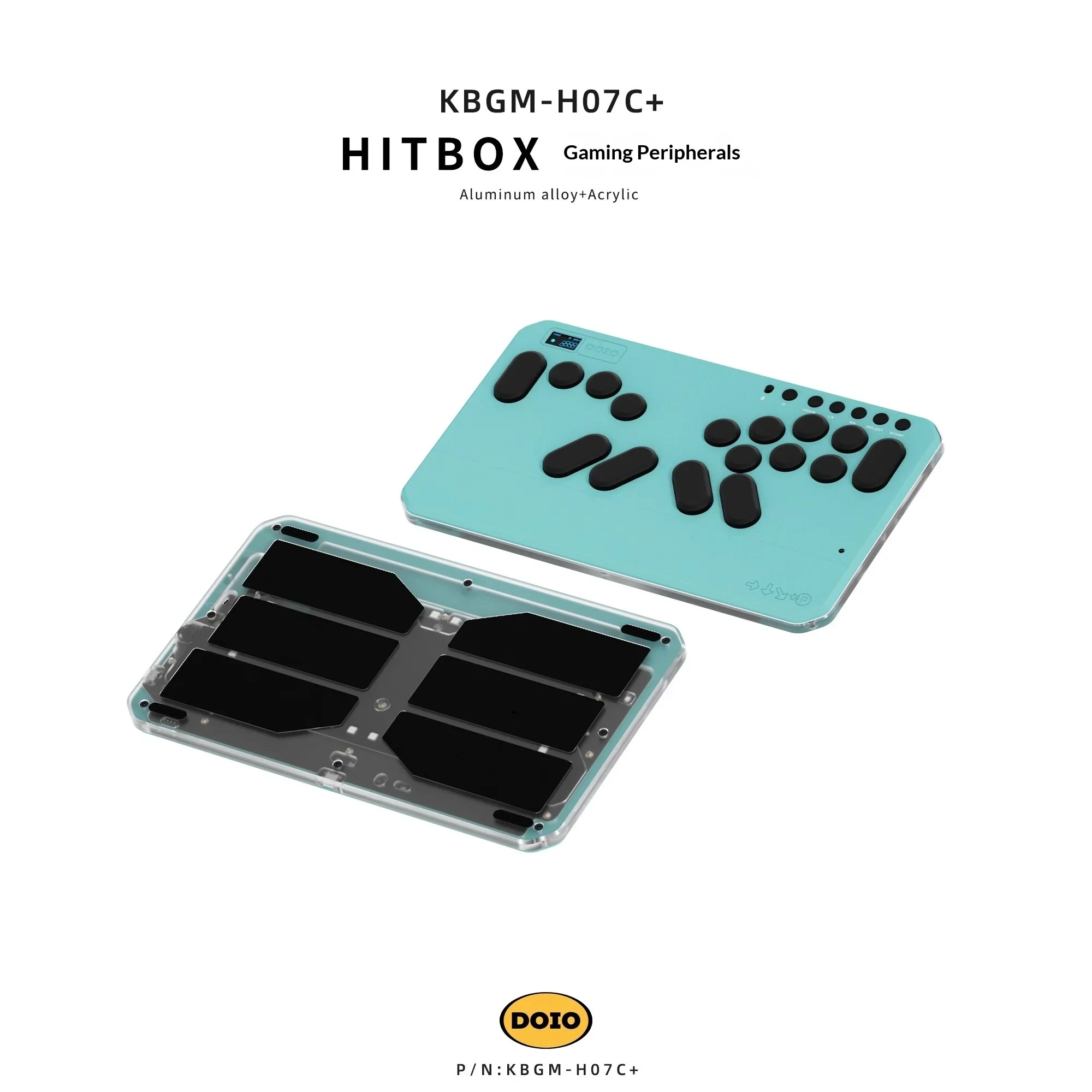 DOIO KBGM-M01-HE OSU DJMAX Muse Dash EZON Mini Portable Audio Playstation Short Magnetic Switch Aluminum Mechanical Keyboard view 6