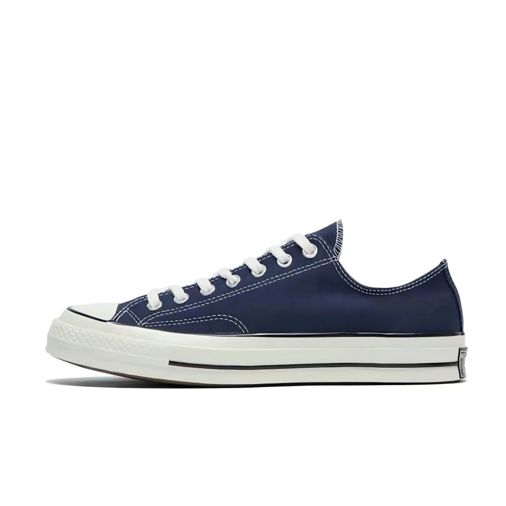 Converse Chuck 70 Chuck Taylor All Star Unisex Dark Blue Low-Top Sneakers – Casual Durable Lightweight Canvas Comfort 164950C
