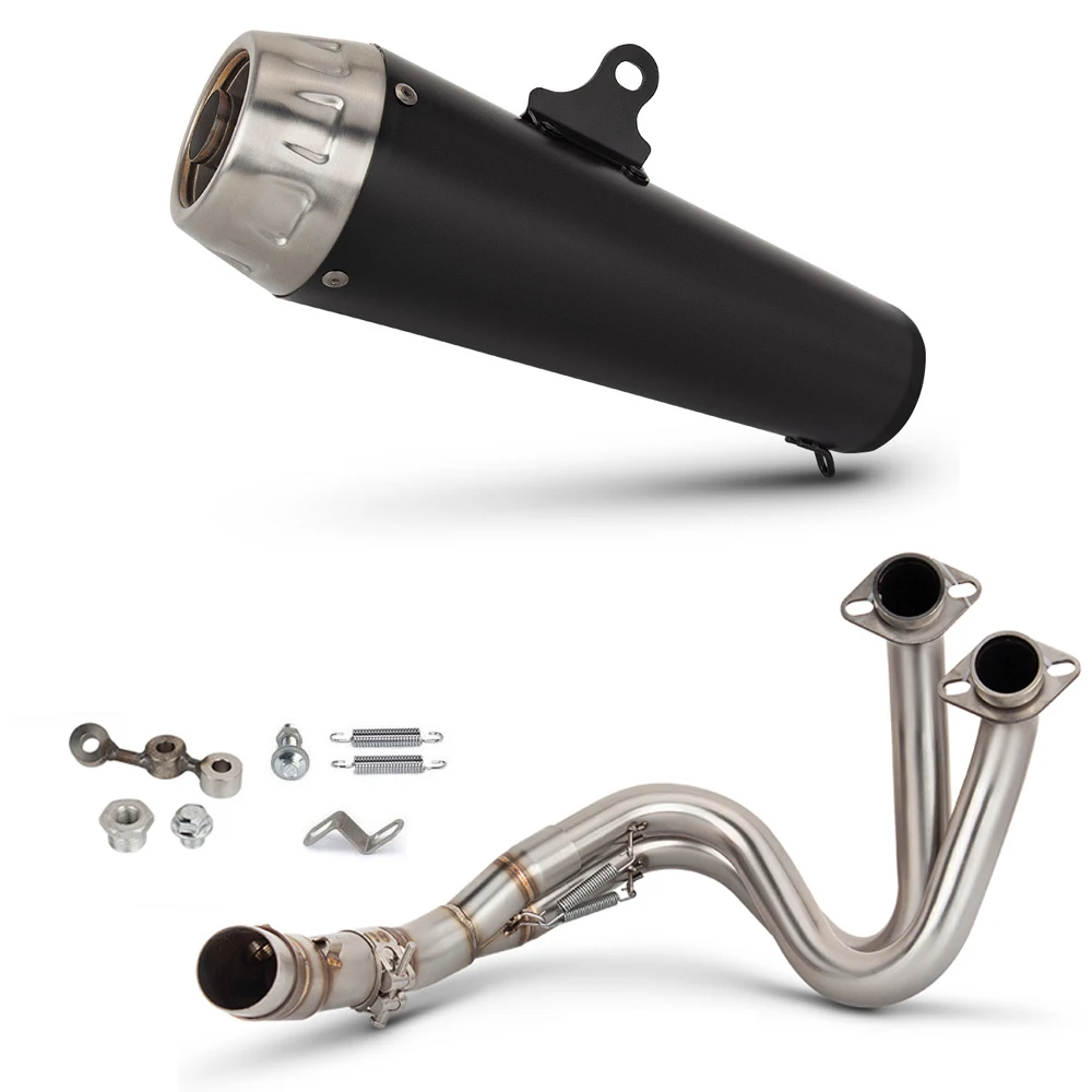 For Kawasaki ER6N ER6F ER-6N/6F Ninja650 Z650 Versys650 2006-2023 ER6F Moto Exhaust Manifold Performance Muffler with DB Killer view 2