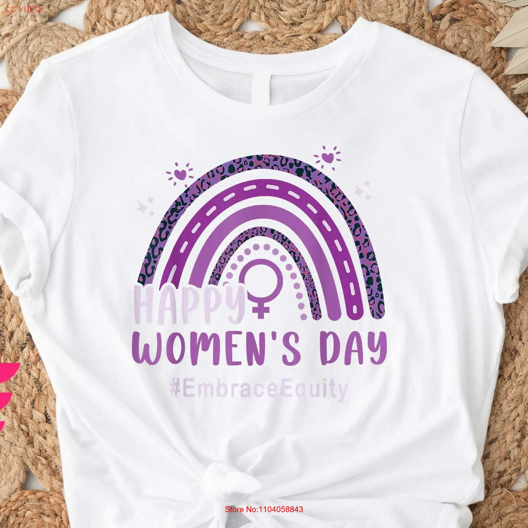 Happy Women's Day Embrace Equity T Shirt 8 March Feminist Laboring Woman's SweaT International long or short sleeves