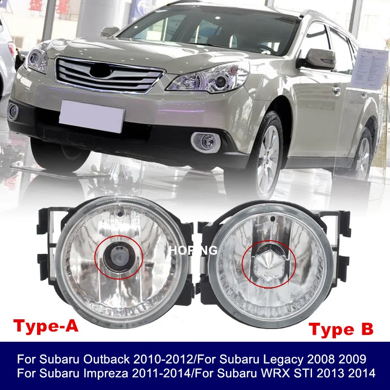 Hoping Front Fog Light  For Subaru Outback 10-2012 Legacy 2008 2009 Impreza 2011-2014 WRX STI 2013 2014 Fog Lamp Driving Lamp