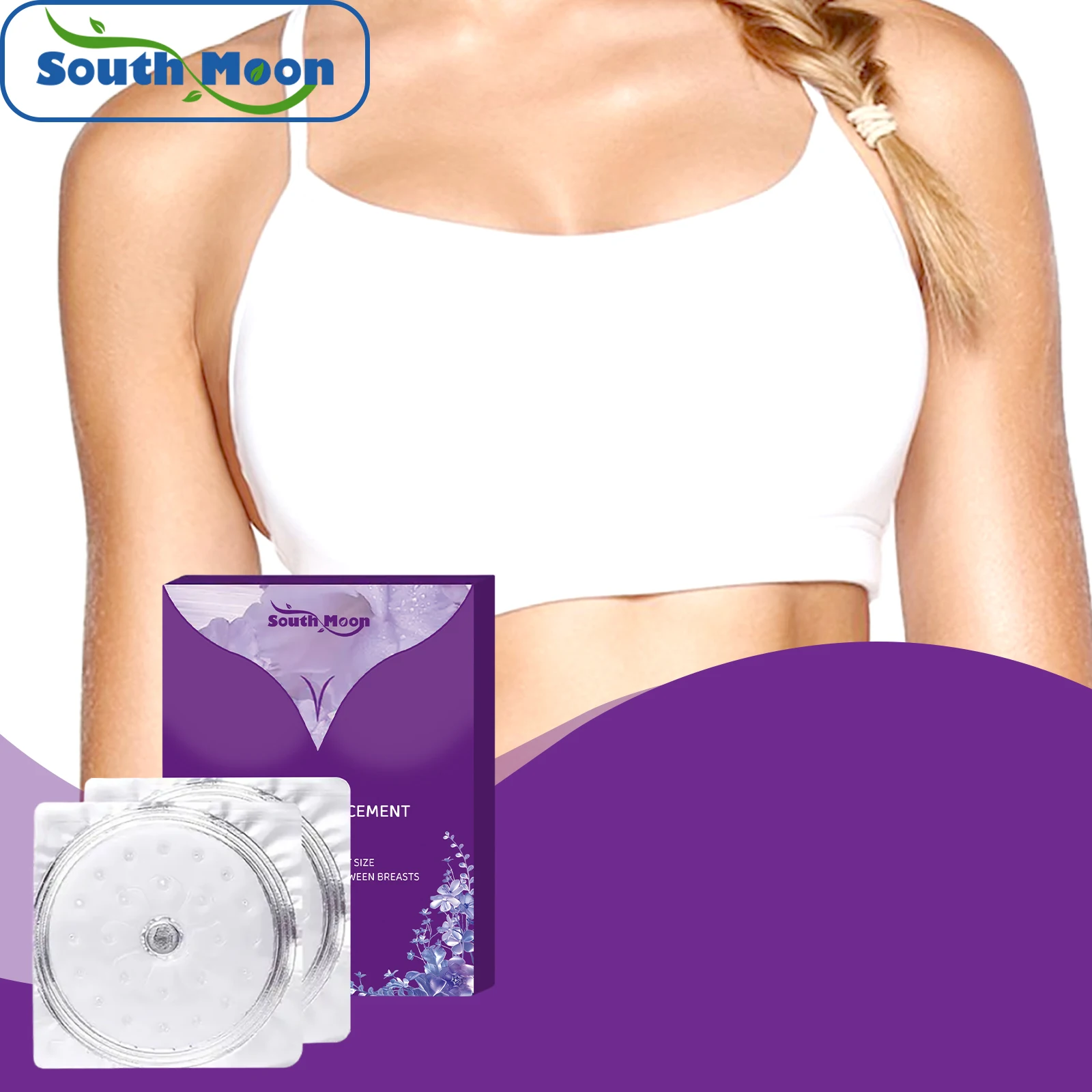 Breast Care Patch - Nourishes and Moisturizes, Maintains the Beauty and Contour of the Bust, Firms Skin, Enhances Fullness
