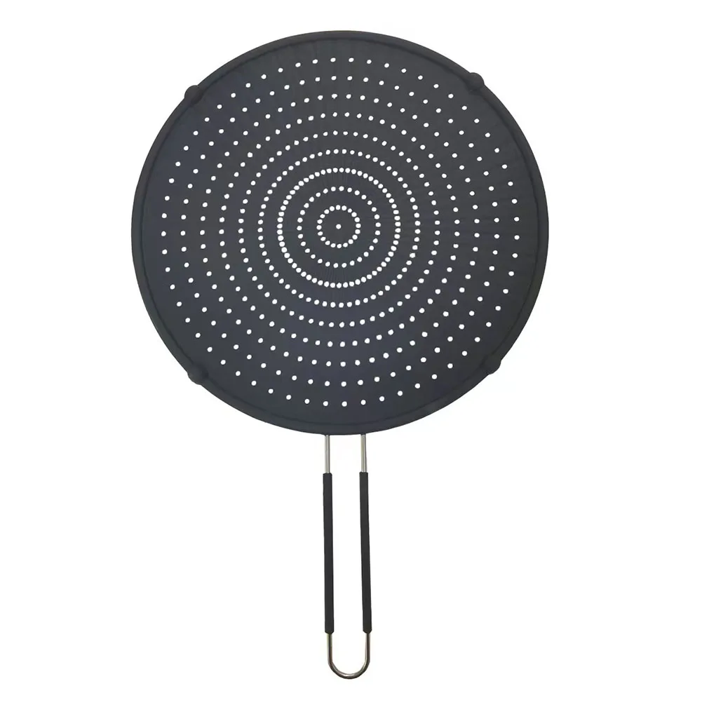

For Cooking For Kitchen Splash Guard For Frying Pans Kitchen Splash Guard Stainless Steel And Silicone Easy To Clean