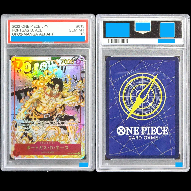 

Diy 2022 One Piece Japanese Op02-Paramount War #013 Portgas D. Ace Manga Alternate Art Grading 10 Collection Game Card