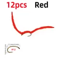 12 piezas Rojo