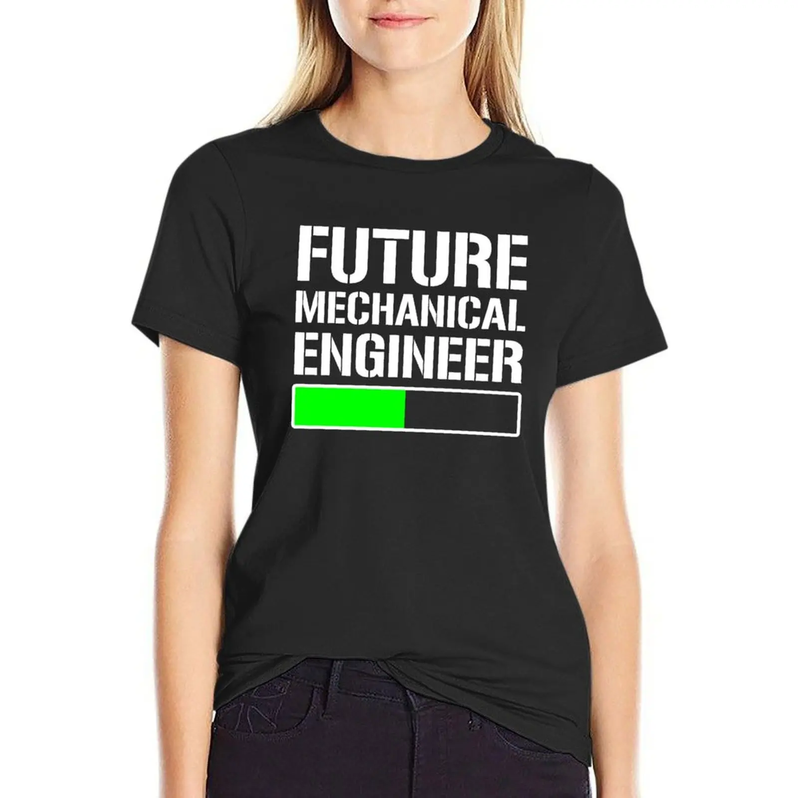 Future Mechanical Engineer Student Gift T-Shirt plus size tops Aesthetic clothing t shirt for Women