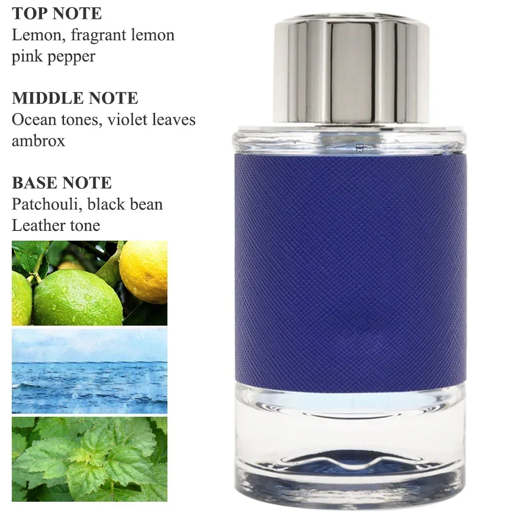 حار مغري كولونيا 100 مللي عطر رجالي رذاذ الليمون الوردي الفلفل عطر طويل الأمد يمزح فرمون شهم مزيل العرق أو #2