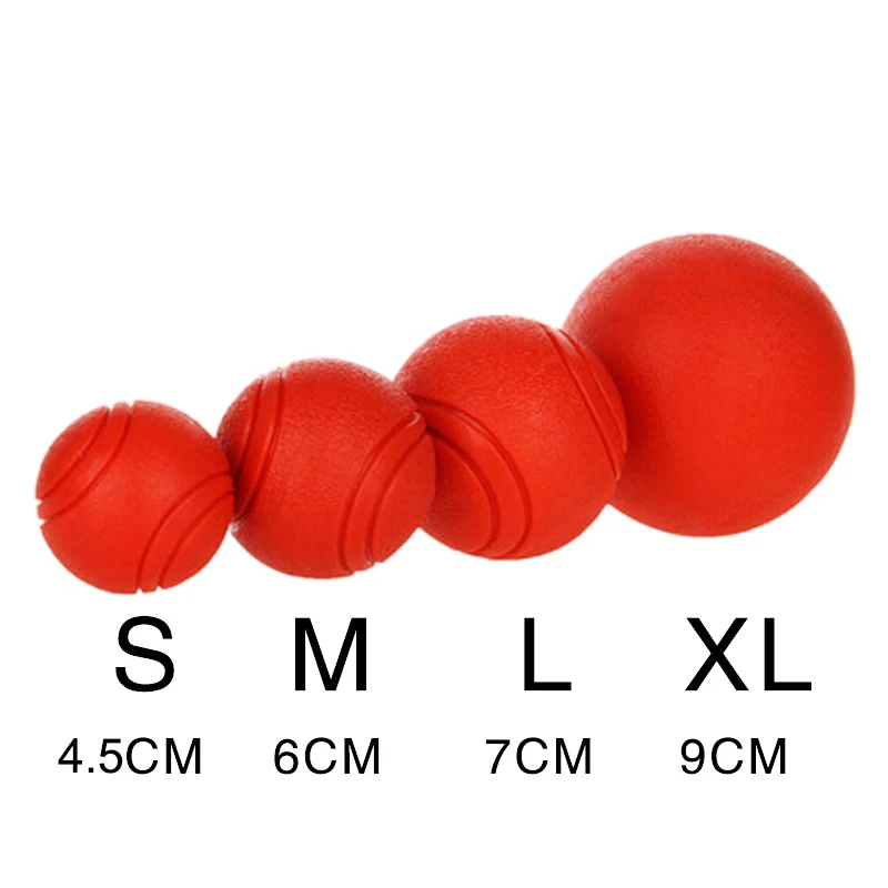 MADDEN Dog Toy Rubber Ball Bite-resistant Ball Toy For Bite Resistant Dog Training Interactive Ball Pet Toy Molar Ball