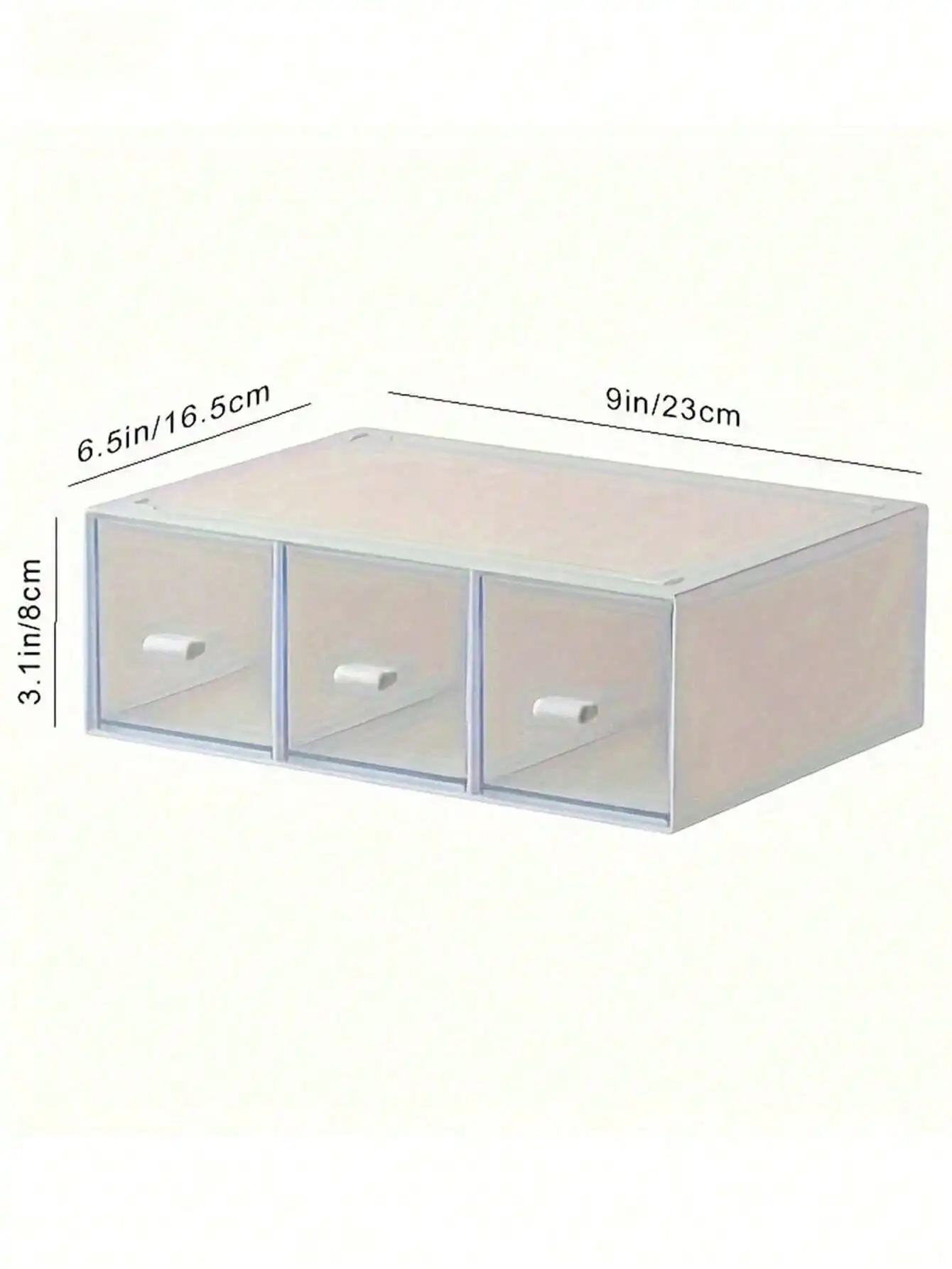 3 Tier Tea Bag Storage Organizer Modern Clear Plastic Drawer Storage Box White Frame Dustproof Pull Out Drawers For Coffee Pods Sugar Packets Kitchen Countertop Office Coffee Bar Dorm Back To School Housewarming Gift