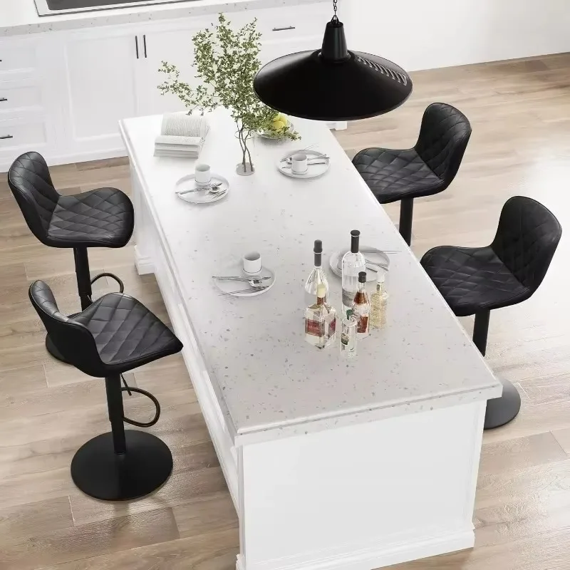 

Современный поворотный табурет с регулируемой высотой, высокие барные стулья для кухонных островов