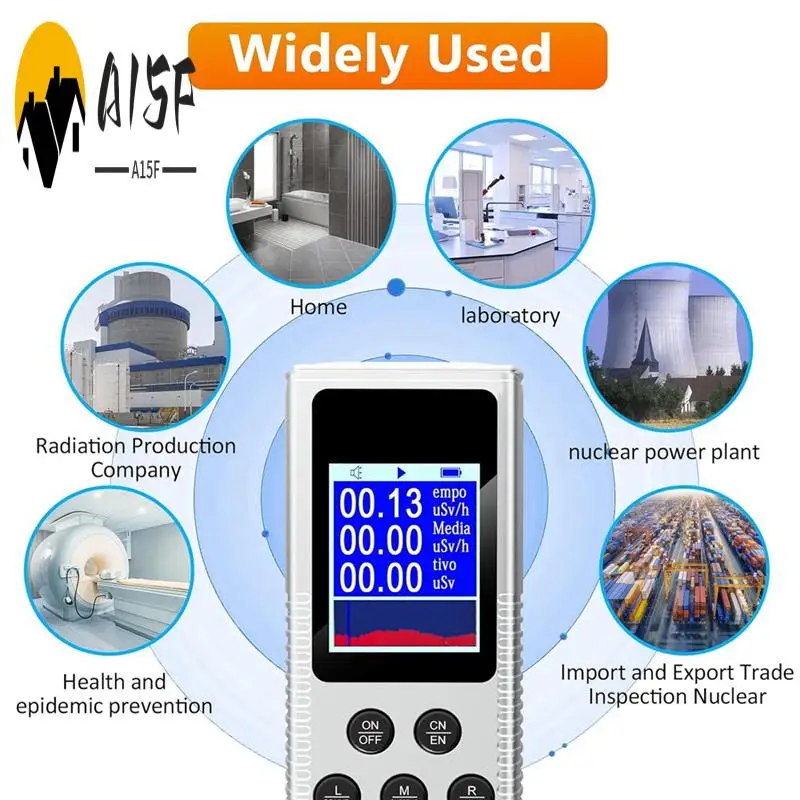 

A15F-Счетчик-дозиметр Geiger для ядерного излучения, портативное устройство обнаружения излучения радиоактивности