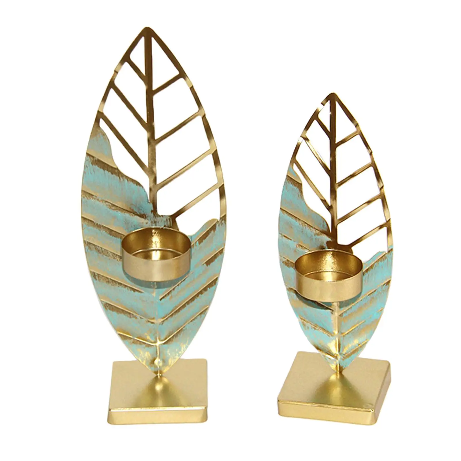 Tealight Candle Holder Leaf Candle Holder Candleholder Centerpiece for Living Room Table Decorations Bedroom Wedding Decor