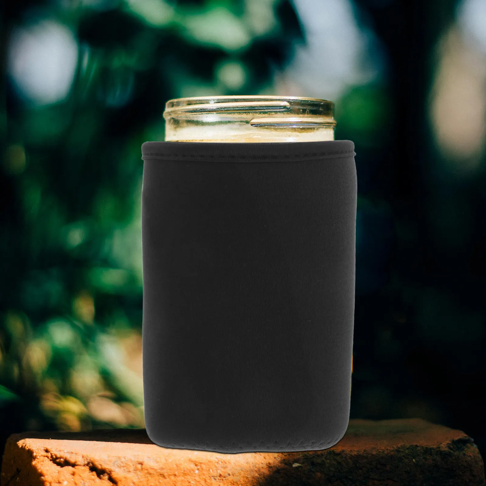 6Pcs Mason Jar Sprouting Blackout Sleeves Protective Cloth Covers Light Control Shades for Hydroponic Plants Blackout Sleeve