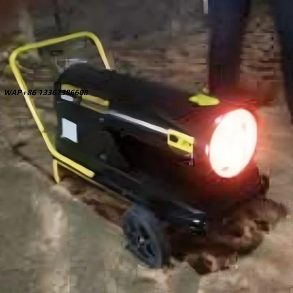 120kw High Power Mobile Air Heater Temperature Adjustable Fuel Forced Space Heater for Farm Winter Heating Use