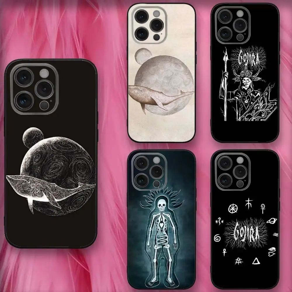 

Band G-Gojira-s S-Silveras Phone Case For iPhone 16,se4,15,14,13,12,11,Pro,X,XS,Max,XR,Plus,Mini Soft Black Cover