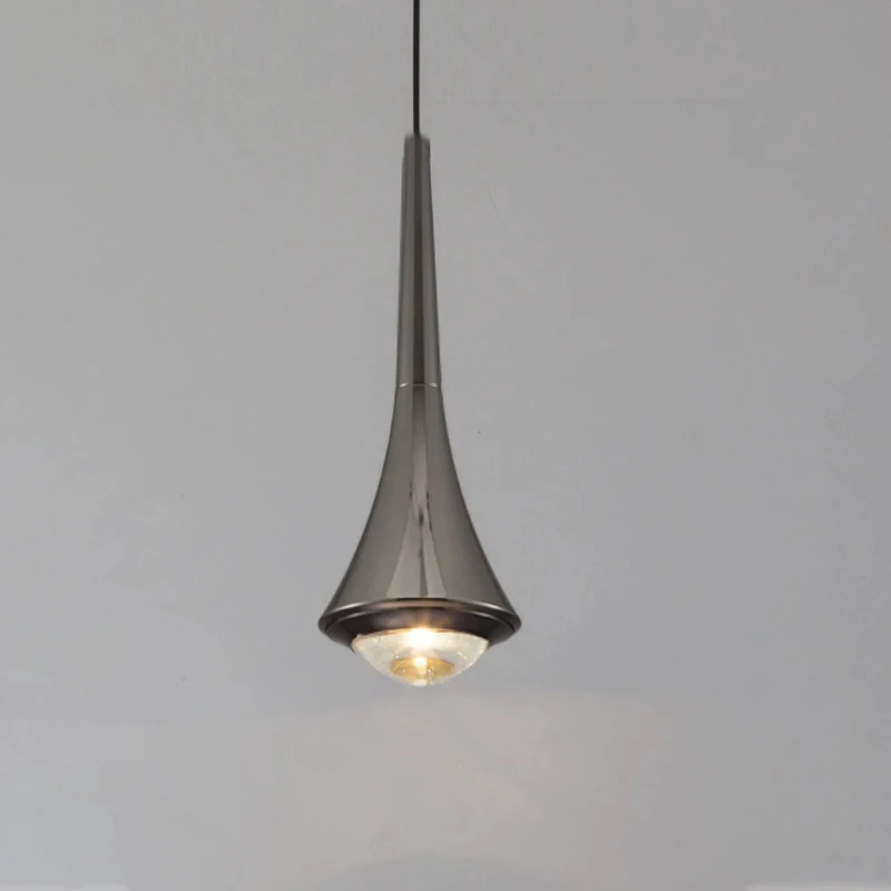 LED Pendant Lights Mirror Lamp Dimmable Aluminum&Acrylic Home Kitchen Island Dining Living Room Bar Cafe Droplight Fxture