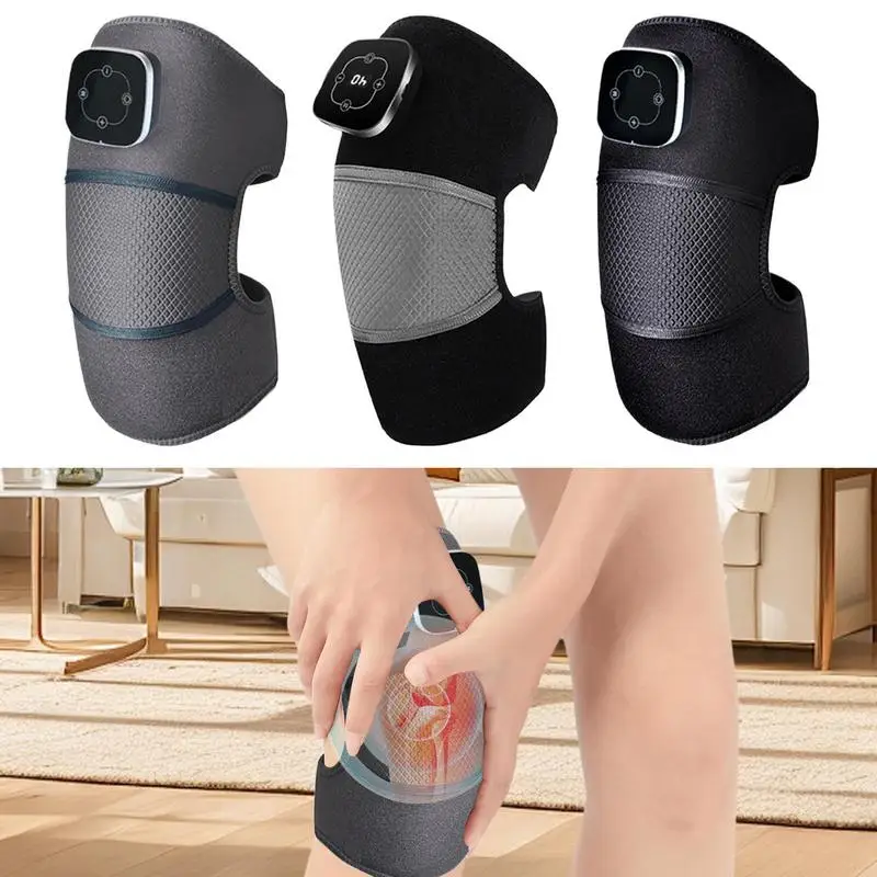 

Knee Heating Pad Heated Knee Brace Wrap With 5 Heat Settings 3 Vibration Modes Cordless Knee Massager For Knee Shoulder Elbow