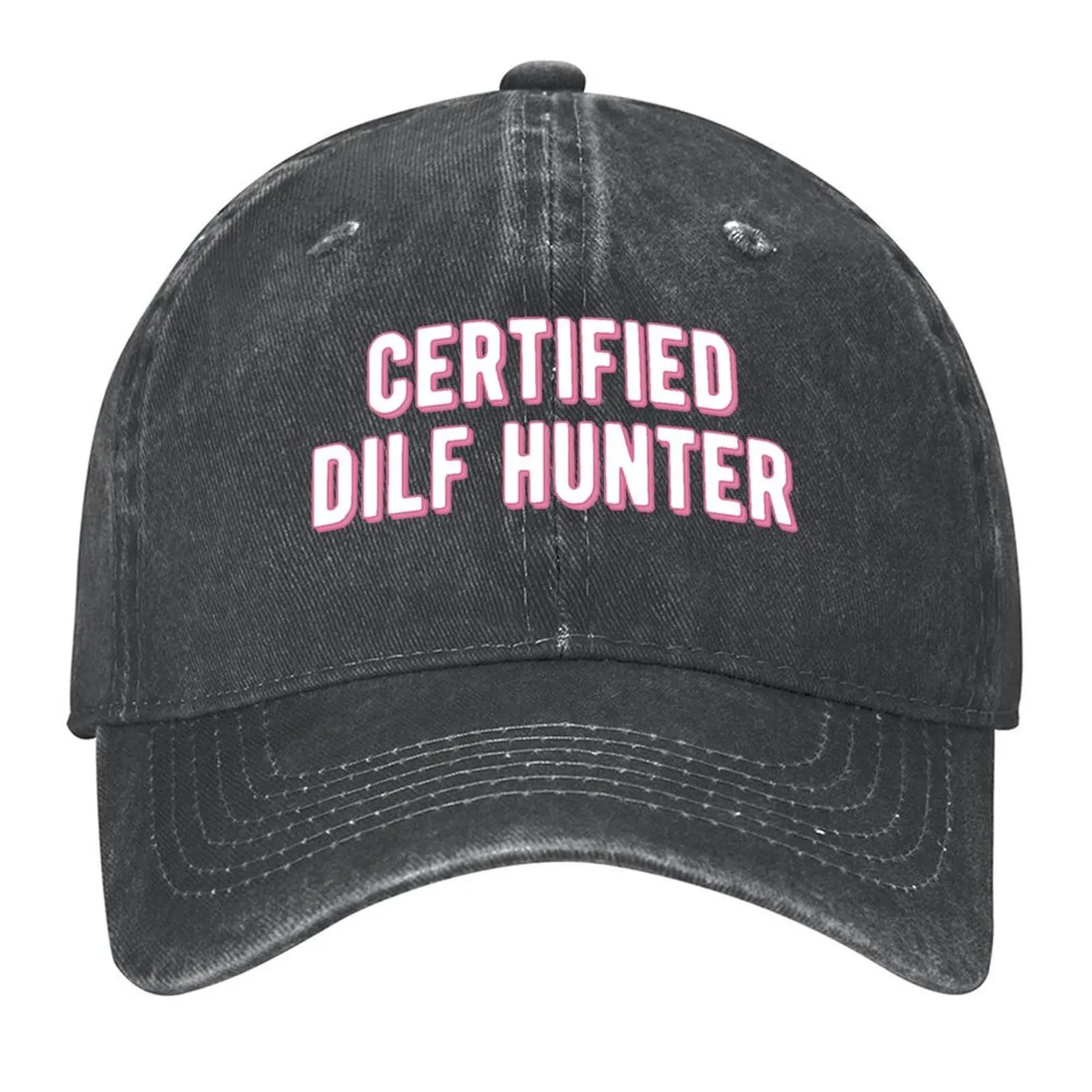 

Dilf Hunter funny Dilf meme Baseball Cap Wild Ball Hat beach hat sun caps Uv Protection Solar Hat Hats For Women Men's