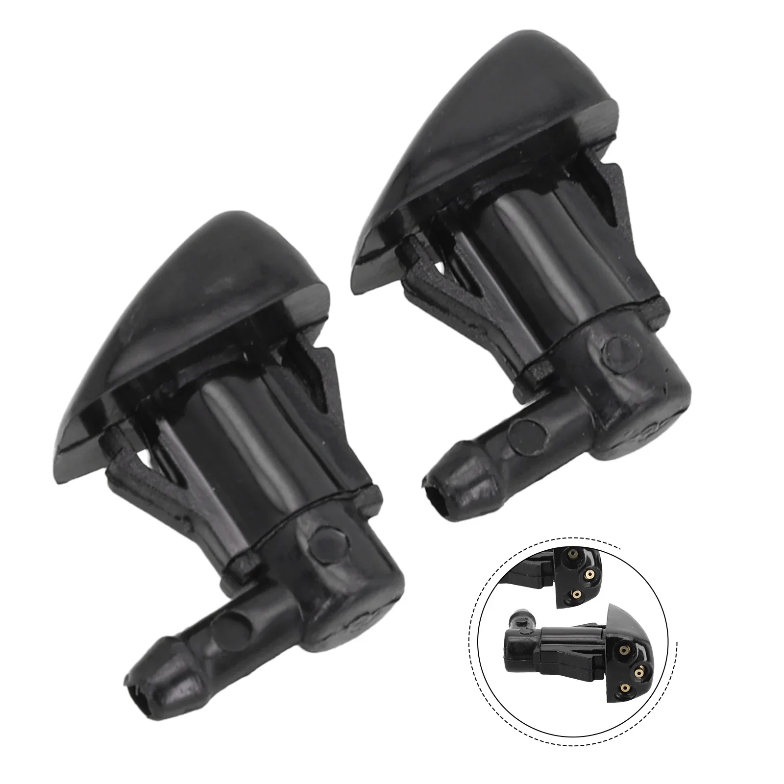 

Newest 2Pcs Car Windscreen Washer Jet Spray Nozzle For Hyundai For Tucson 986302E100 Windscreen Wipers Car Accessories