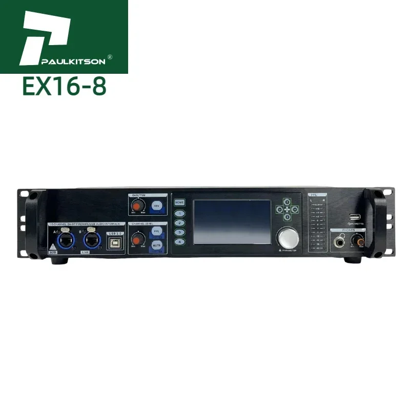 

Paulkitson EX16-8 DJ Mixer Controller Interface Box 16/8 Digital Sound System Audio Equipment Metal Construction