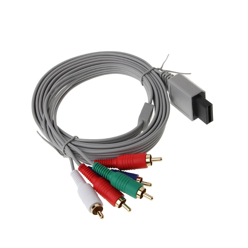 Kabel adapterowy Component 1080P HDTV o 5RCA o długości 1,8 m do konsoli