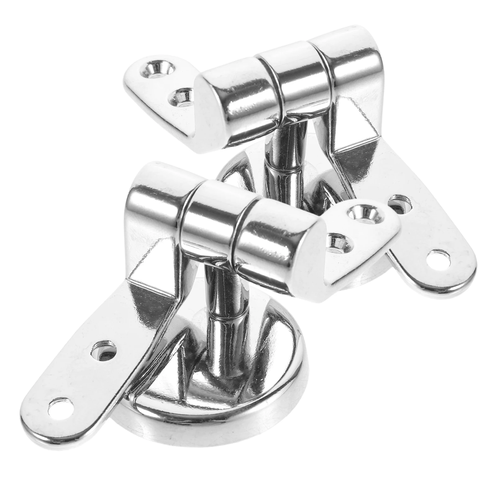 

s Toilet Seat Hinge Adjustable Stainless Steel Screws Fittings Replacement Parts Quiet Use Easy Installation Toilet Lid Fixings