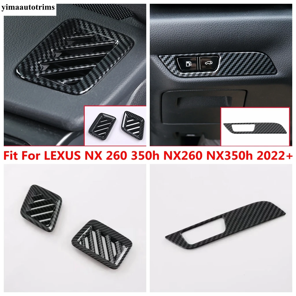 

Left Control Switch Button Panel / Dashboard Air AC Vents Cover Trim Accessories For LEXUS NX 260 350h NX260 NX350h 2022 - 2024