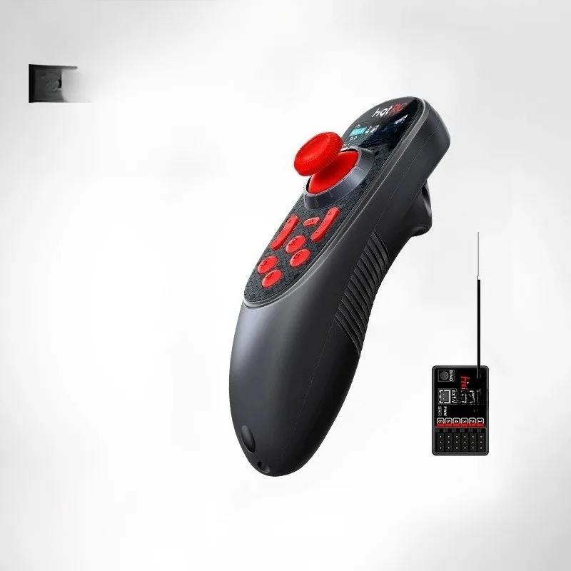 Single-handed remote control 6 channels with dual motors mixed control mode fixed speed cruise can be fine-tuned