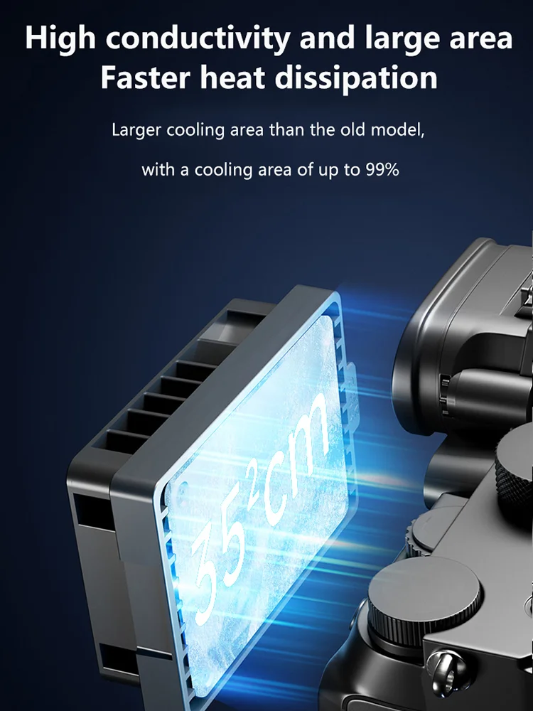 SOONPHO SP-A7 Camera Cooling Fan Cooler For Sony Canon FUJIFILM Nikon Camera ZVE1 A7M4 R8 R7 R6 XT4 ZV1 Ultra-Silence