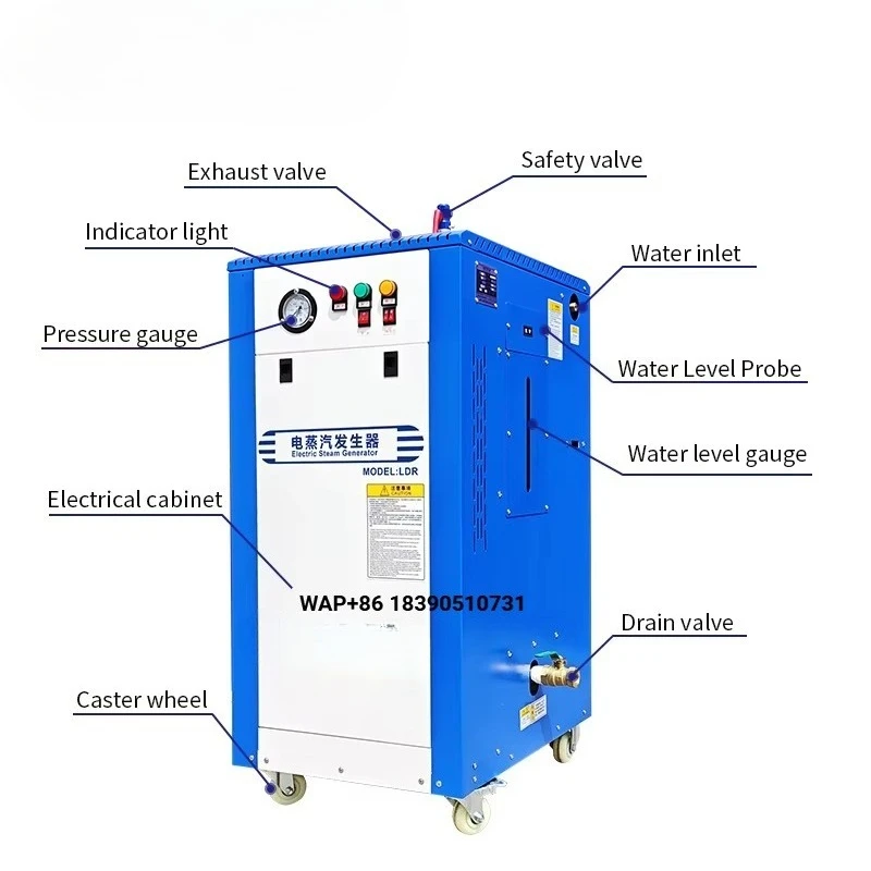 Professional Electric Steam Cleaner Generator with Boiler for Car Washing High Pressure Industrial Steam Cleaning  Steam Engine