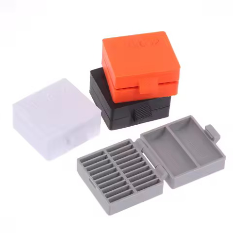 Top Quality 20-Hole CR2032 Battery Box Coin Cell Battery Storage Case Small Battery Organizer Portable Batteries Protective