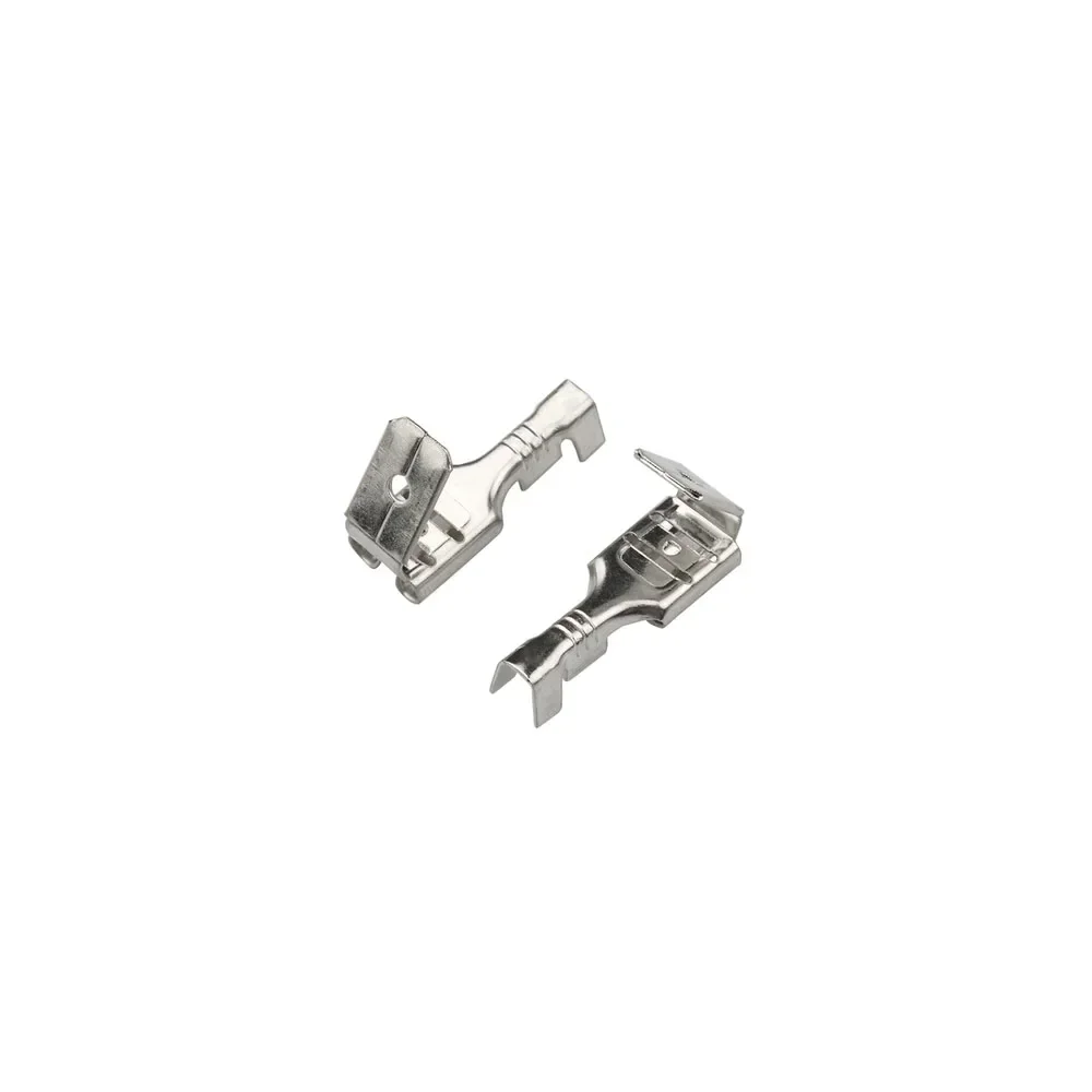 

100pcs/lot 6.3 against the back shoulder spring terminals inserted cold terminal connector