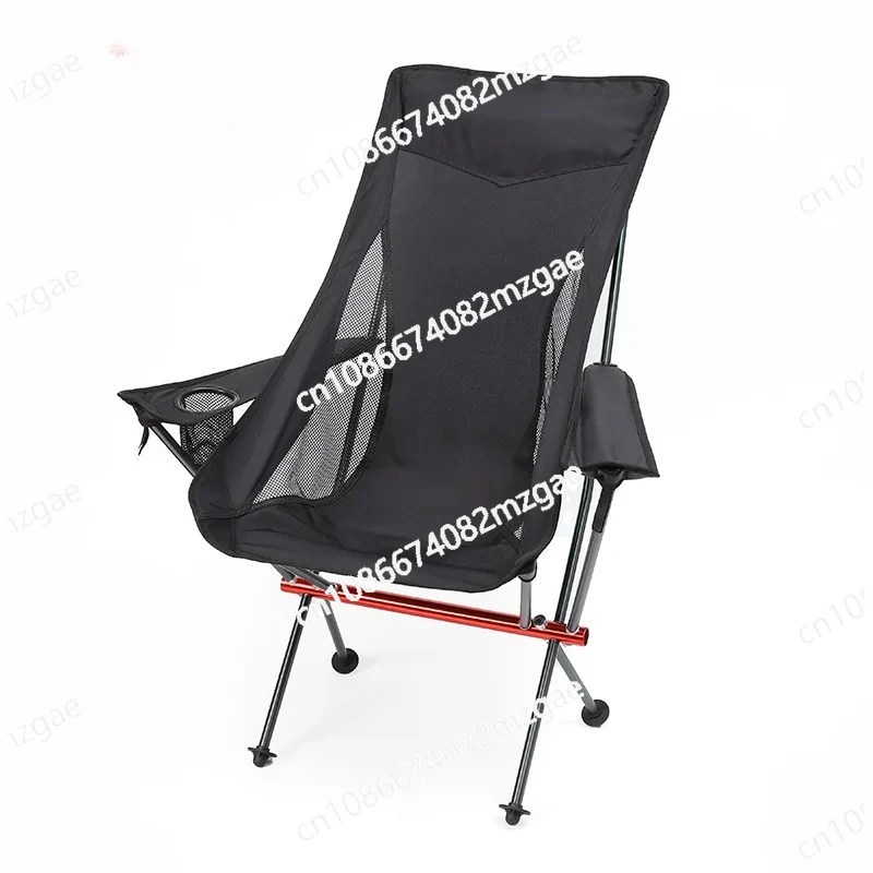 

Dikecloud складной подлокотник Moon Chair из алюминиевого сплава, стулья со спинкой для рыбалки, портативный подлокотник Оксфорд, кресло для отдыха на природе