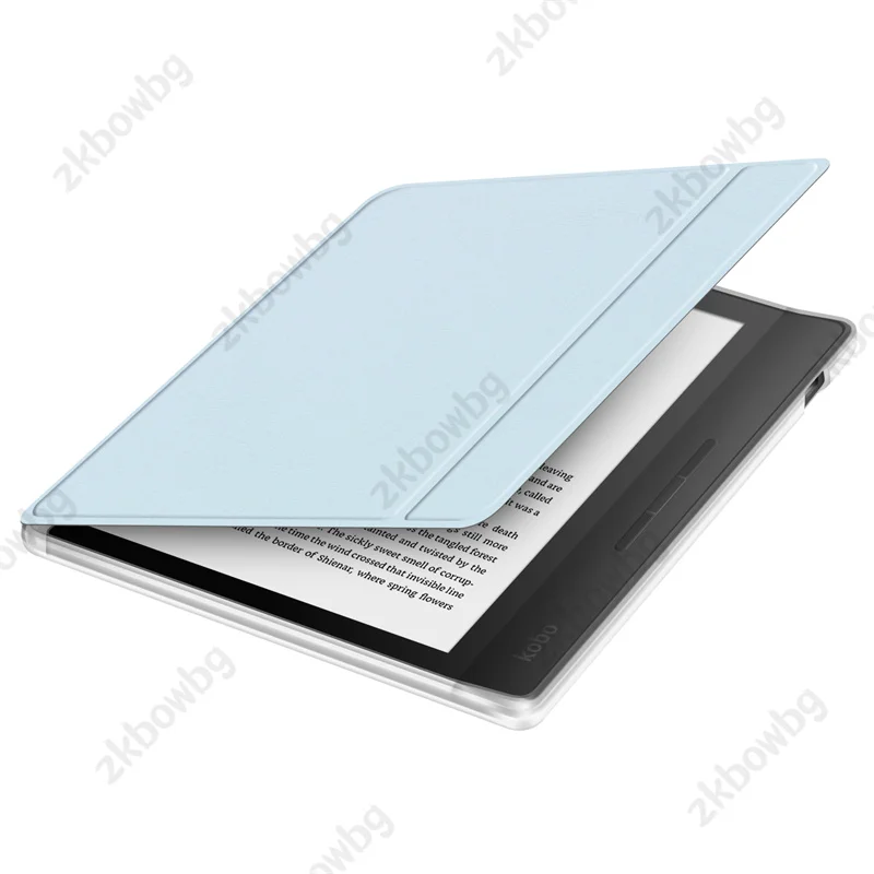Magnetyczne, odłączane etui na e-reader Kobo Libra Colour Color N428 7'' z przegródką na rysik, podstawką, ze skóry PU, funkcją automatycznego włączania/wyłączania ekranu. — zdjęcie produktu 3