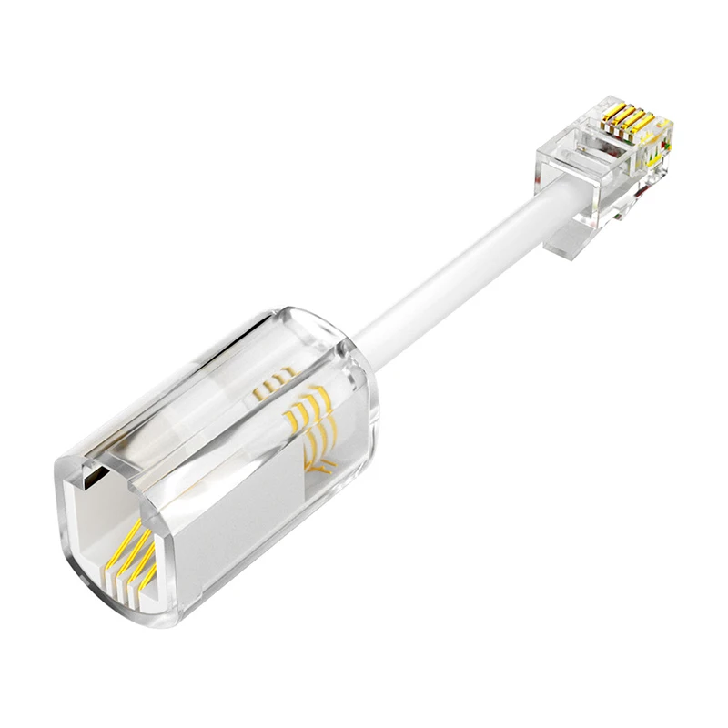 RJ9 4P4C Anti Wicklung Kabel Adapter Telefon Hörer Dreh Kopf Linie Festnetz Telefon Konvertieren Kabel Splitter Draht Organisieren Werkzeug – Detail 8