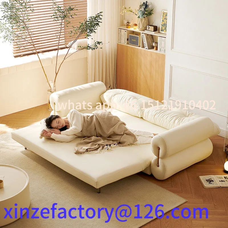 

Customizable French Cream Wind Folding Sofa Bed