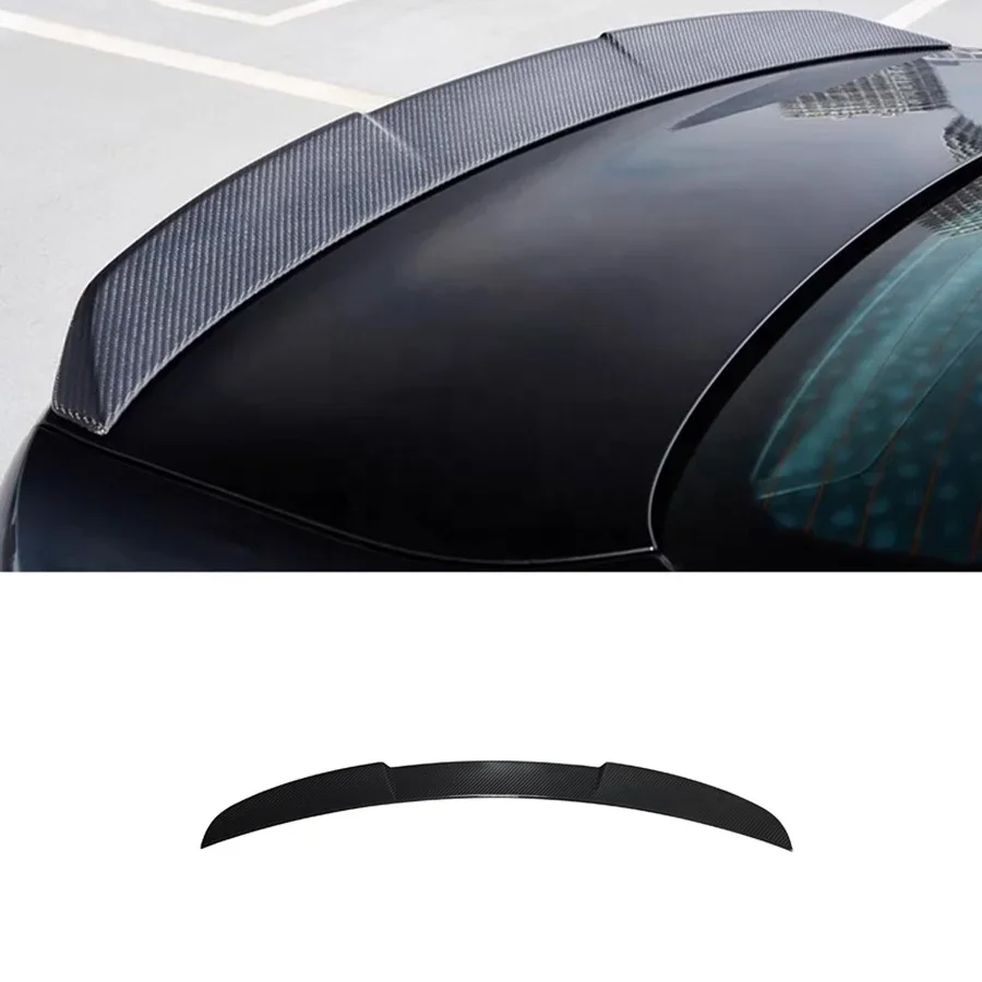 3D style Carbon Fiber Rear Trunk Wing Spoiler For BMW 4 Series G22 G82 M4 Coupe 2-Door 2021-2023 Car Model