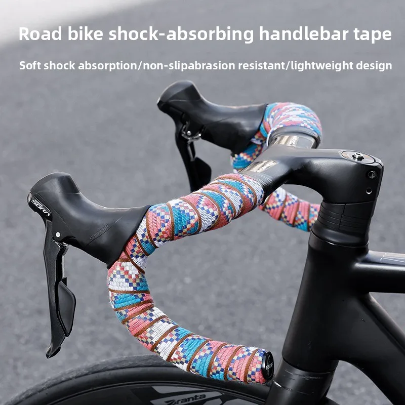 

Ремень с изогнутой ручкой для шоссейного велосипеда, нескользящий, амортизирующий, впитывающий пот, обернутый ремень, снаряжение для верховой езды