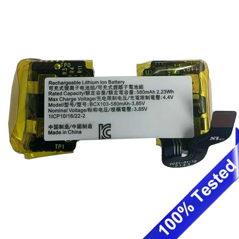 for DJI Action 2 Osmo BCX103 vlog 3.85V/580mAh camera battery cell