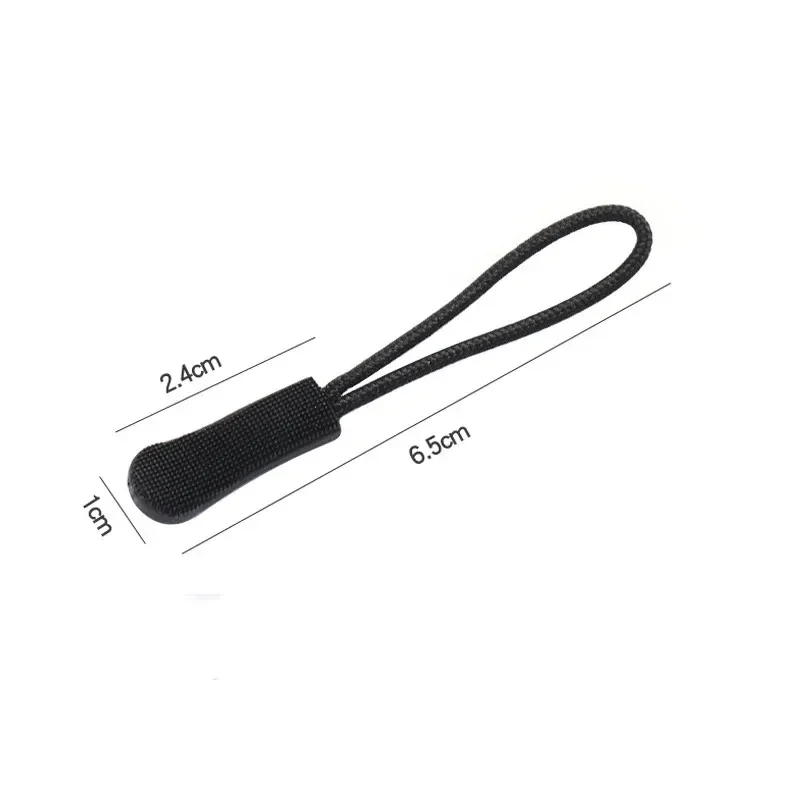 Zipper Pull Puller End Fit Rope Tag Replacement Clip Broken Buckle Fixer Zip Cord Tab Travel Bag Suitcase Tent Backpack