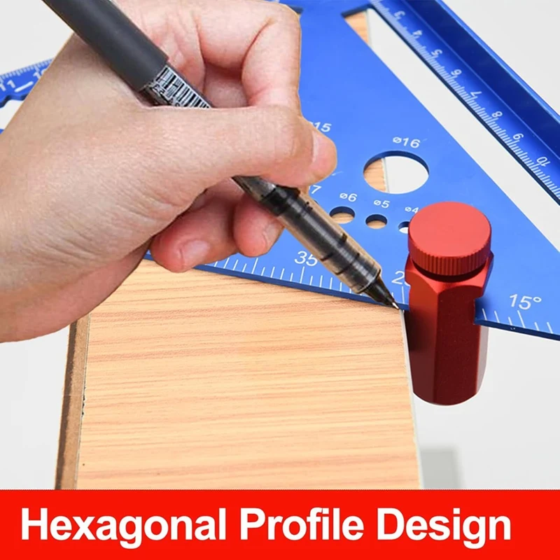 AD33 HOT High Stair Gauge For Square Frame Clamp With Bracket And Hook, Suitable For Speed Square, Frame Square Stop