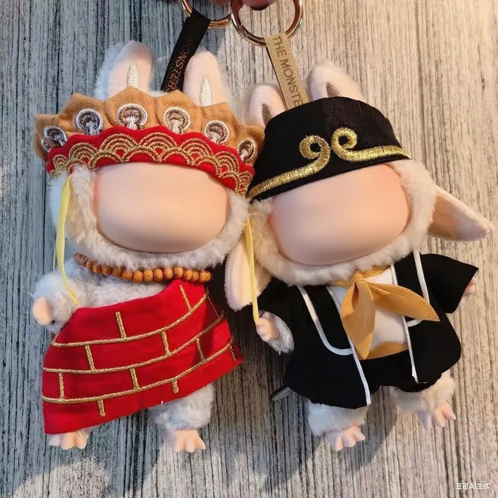 

Anime Doll Clothes for 17cm Labubu Doll Outfits Designer Luxury Cute Pigsy Set Clothes Toy Labubu Clothe Doll Accessorie