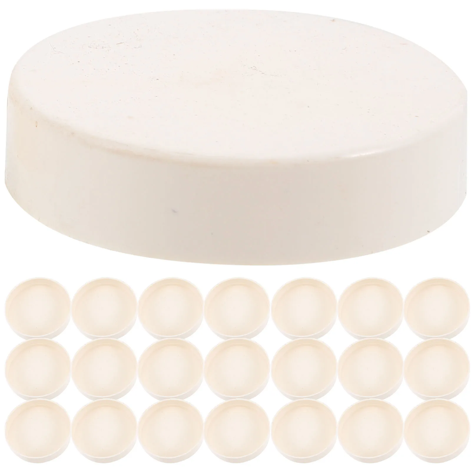 

50Pcs PVC Pipe End Caps Durable Water Line Plugs Protective Tubing Connector for Pool Irrigation Washing Machine Hose Splitter