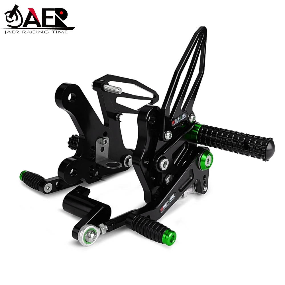 

Z400 2019-2023 Footrests Rearset Rear Footpeg Foot Rests for Kawasaki Ninja 400 2018-2023 Ninja250 2018-2022 Z 400 Ninja400