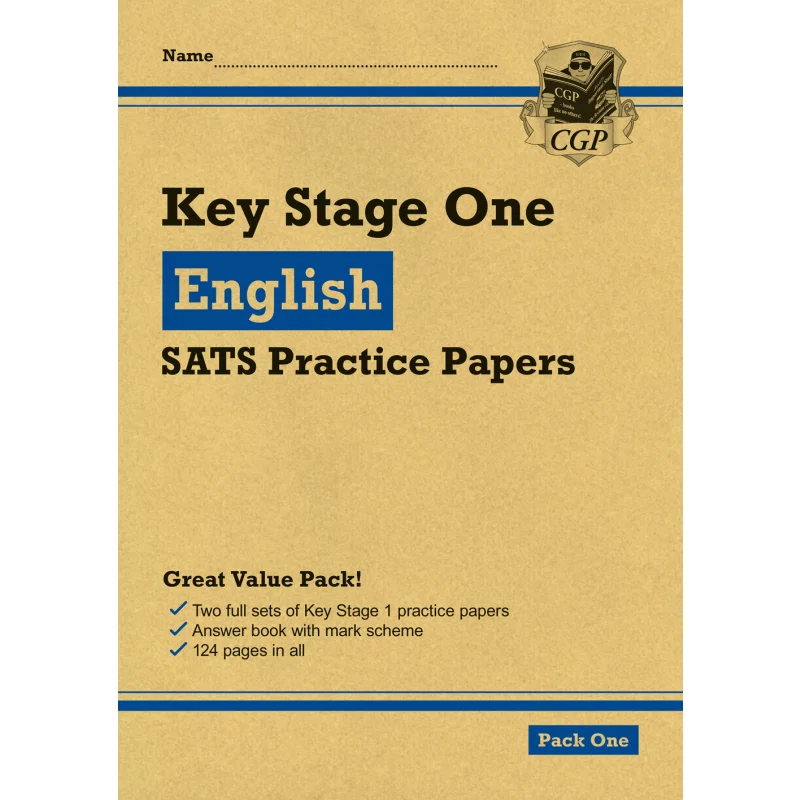 

KS1 English SATS Practice Papers Pack 1 For End Of Year Assessments CGP Books Coordination Group Publications 9781789081008 Book