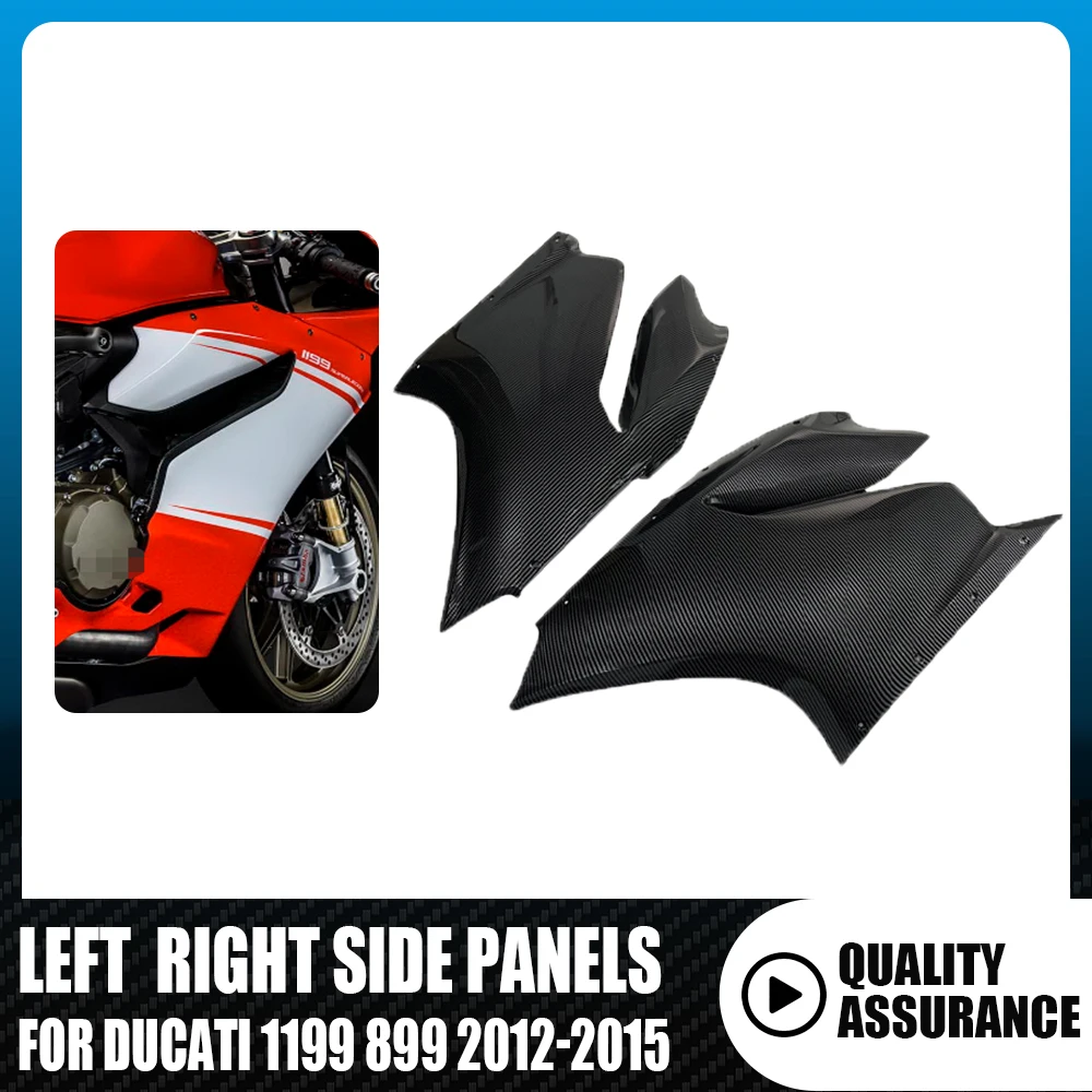 Engine Left Right Side Panels For DUCATI 1199 899 2012 2013 2014 2015 Engine Protective Case Fairing Kit Motorcycle Accessories