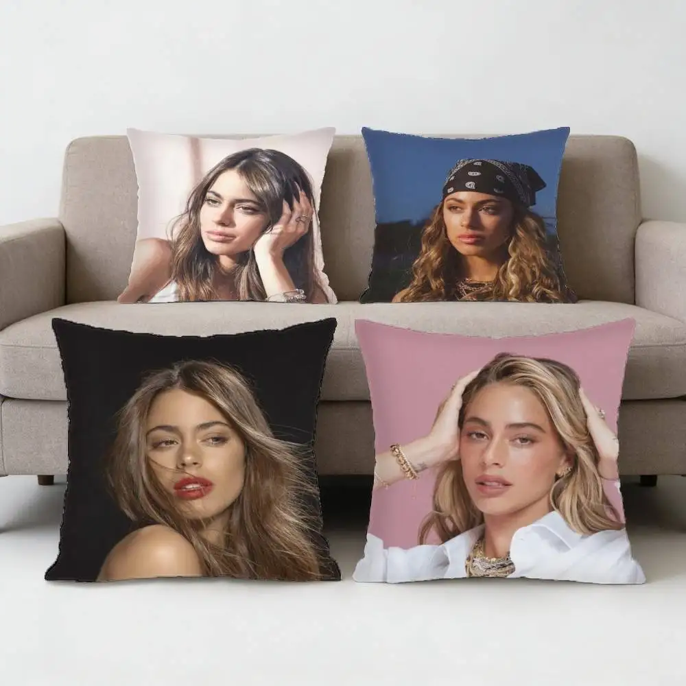 

T-Tini S-Stoessel Pillow Case Sofa Living Room Bedroom Headboard Backrest Cushion Square Cushion Nap Time
