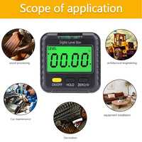 Angle Finder Digital Level Box Magnetic Measuring Tool Portable Electronic Bubble Level Angle Meter