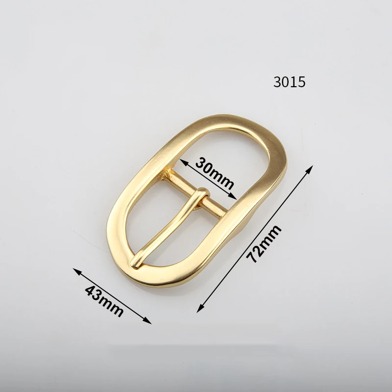 1pcs Brass 30mm Belt Buckle End Bar Heel bar Buckle Single Pin Middle Center Bar Leather Craft Strap Webbing Dog Collar Various